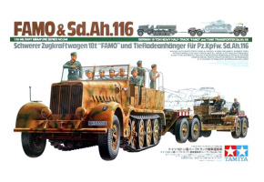 Збірна модель 1/35 Тягач із причепом FAMO & Sd. Ah. 116 Tamiya 35246