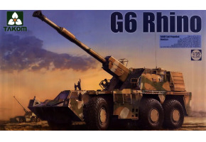 Збірна модель 1/35 Південноафриканська 155-мм самохідна гаубиця G6 Rhino Takom 2052