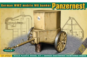 Збірна модель 1/72 Panzer Nest - німецький пересувний кулеметний бункер часів Другої світової війни ACE 72561