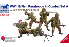 Сборная модель британских парашютистов в боевом наборе А