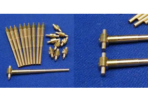 Metal barrel for battleship König, Großer Kurfürst Markgraf, Kronprinz Wilhlem in scale 1:350