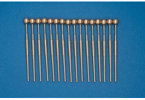 Набір металевих стволів 10.5 cm/65 SK C/33 для Lutzow, Scharnhorst, Bismarck, Admiral Hipper, Prinz Eugen в масштабі 1/350