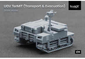 Сборная модель 1/35 Наземный дрон "TerMIT" (транспортно-эвакуационная версия) ScaleX VG 35005