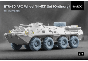 Набор колес DT-126 Snaga для БТР-80 от Trumpeter ScaleX WM 35039