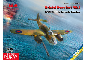 Збірна модель 1/48 Британський літак Bristol Beaufort Mk.I ICM 48310