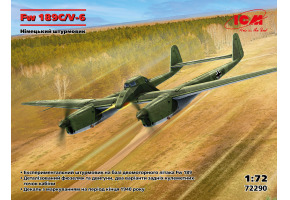 Збірна модель 1/72 Німецький штурмовик Fw 189C/V-6 ICM 72290