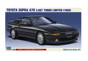Збірна модель 1/24 Автомобіль Toyota Supra A70 3.0GT turbo limited 1988 Hasegawa 21140