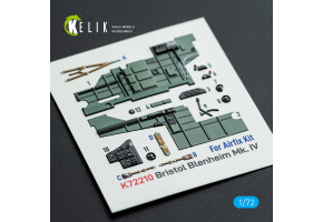 Bristol Blenheim Mk.IV 3D декаль інтер'єр для комплекту Airfix 1/72 KELIK K72210