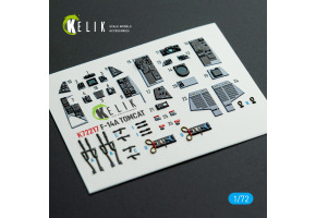 Grumman F-14 A Tomcat 3D декаль інтер'єр для комплекту HobbyBoss 1/72 KELIK K72217