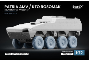 Набір коліс (з деформацією) XZL+ для Patria AMV / KTO Rosomak від IBG ScaleX WM-72023W