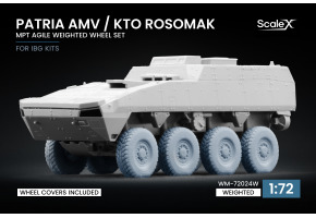 Набір коліс (з деформацією) MPT Agile для Patria AMV/KTO Rosomak від IBG ScaleX WM-72024W