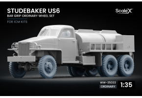 Набір коліс Bar Grip для Studebaker US6 від ICM ScaleX WW-35033