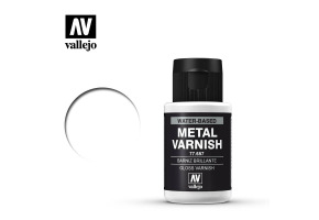 Глянцевий лак для металиків (Gloss Metal Varnish) Vallejo VAL 77657