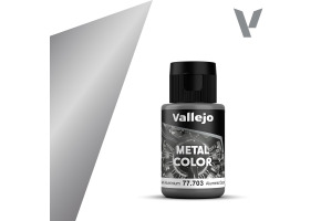 Акрилова фарба Темний алюміній (Dark Aluminium) Vallejo Metal Color VAL 77703