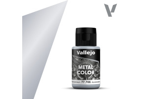 Акрилова фарба Білий алюміній (White Aluminium) Vallejo Metal Color 77706
