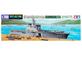 Scale model 1/700 Japanese Navy ship LST-4002 "Shimokita" Tamiya 31006