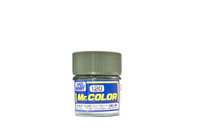RLM80 Olive Green semigloss, Mr. Color solvent-based paint 10 ml. ( Оливковый Зелёный полуматоввый)
