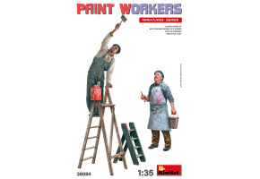 Scale model 1/35 Figures Painters with accessories MiniArt 38094