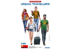 Scale model 1/35 Figures Modern city travelers MiniArt 38095