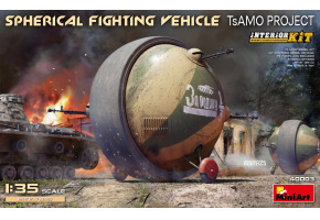Scale model 1/35 Spherical Fighting Vehicle TsAMO Project (Interior Kit) MiniArt 40003