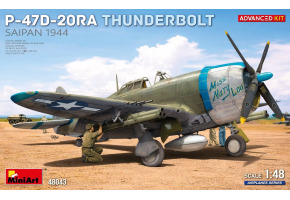 Збірна модель 1/48 Літак Republic P-47D-20RA Thunderbolt - Сайпан, 1944 рік. MiniArt 48043