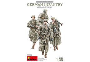 Збірна модель 1/35 Фігури Німецька піхота - Арденнський наступ 1944-1945 років. (4 фігури) MiniArt 53064