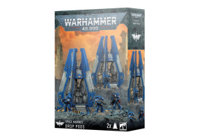 Ігровий набір Warhammer 40000 - SPACE MARINES - DROP PODS