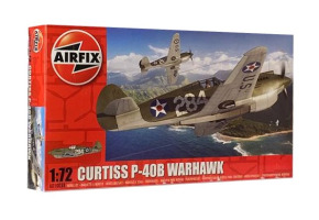 Збірна модель 1/72 американський винищувач Curtiss P-40B Warhawk Airfix A01003B