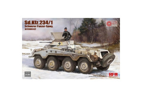 Збірна модель 1/35 Важка розвідувальна броньована машина Sd.Kfz. 234/1 (з інтер'єром) РФМ RM-5154