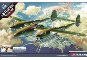 Збірна модель 1/48 Літак P-38F Lightning "Glacier Girl" Academy 12208