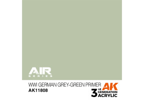 Акриловая краска WWI German Grey-Green Primer / Немецкая серо-зеленая база WWI АК-интерактив AK11808