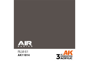 Акрилова фарба RLM 61 / Сіро-коричневий AIR АК-interactive AK11814