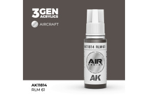 Акрилова фарба RLM 61 / Сіро-коричневий AIR АК-interactive AK11814