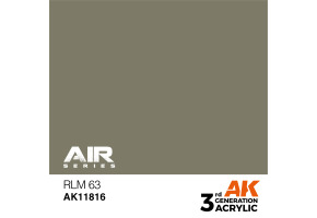 Acrylic paint RLM 63 AIR AK-interactive AK11816