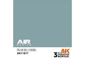 Acrylic paint RLM 65 (1938) / Blue-gray AIR AK-interactive AK11817