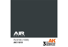 Акриловая краска RLM 66 (1938) / Черный AIR АК-интерактив AK11819