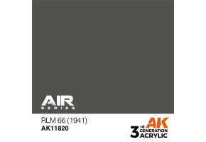 Акриловая краска RLM 66 (1941) / Серо-коричневый AIR АК-интерактив AK11820