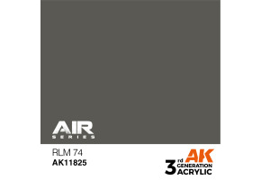 Acrylic paint RLM 74 AIR AK-interactive AK11825