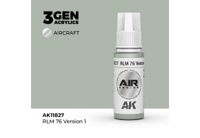 Акрилова фарба RLM 76 Version 1 / Блідо-зелений AIR АК-interactive AK11827