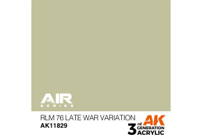 Акриловая краска RLM 76 Late War Variation / Песчаный AIR АК-интерактив AK11829