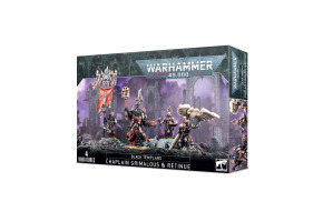 Ігровий набір Warhammer 40000 - BLACK TEMPLARS: GRIMALDUS AND RETINUE