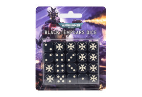 Гральні куби Warhammer 40000 - BLACK TEMPLARS DICE