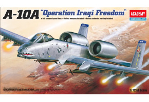 Scale model 1/72 of the A-10A aircraft "OPERATION IRAQI FREEDOM" Academy 12402