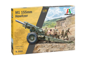 Збірна модель 1/35 155-мм гаубиця М1 з розрахунком Italeri 6581