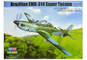 Збірна модель бразильського штурмовика EMB314 Super Tucano
