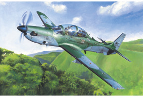 Збірна модель 1/48 Легкий бразильський турбогвинтовий штурмовик EMB-314 Super Tucano HobbyBoss 81727