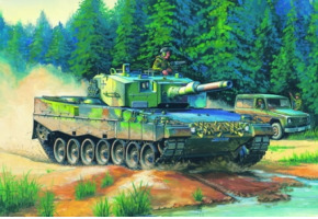 Збірна модель 1/35 Німецький танк Leopard 2 А4 HobbyBoss 82401