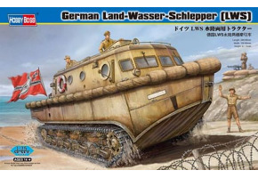 Сборная модель немецкой бронированной машины Land-Wasser-Schlepper (LWS) amphibious tractor Early pr