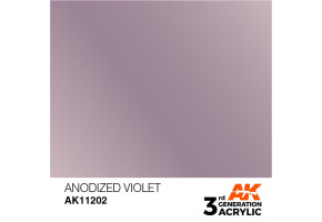Acrylic paint ANODIZED VIOLET METALLIC / INK АК-Interactive AK11202