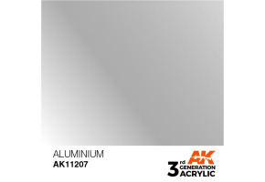 Акриловая краска ALUMINIUM METALLIC - АЛЮМИНИЕВЫЙ МЕТАЛЛИК / INK АК-интерактив AK11207